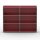 Regal 04110 - 6 x offenes Fach - Metall Rubinrot RAL 3003