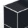 Regal 04111 - 9 x offenes Fach - Metall Graphitschwarz RAL 9011