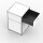 Standcontainer 05002 - 40cm - 1xES 1xES2 Metall Signalweiss RAL 9003