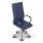 Montreal Design Chefsessel Leder Blau SH 46-54cm Lieferung montiert