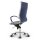 Montreal Design Chefsessel Leder Blau SH 52-64cm Lieferung montiert