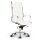 Montreal Design Chefsessel Leder Weiss SH 52-64cm Lieferung montiert