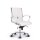 Montreal Design Bürostuhl Leder Weiss SH 52-64cm Lieferung montiert