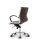 Montreal Design Bürostuhl Leder Braun SH 52-64cm Lieferung zerlegt