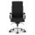 Montreal Design Chefsessel Stoff Schwarz SH 52-64cm Lieferung zerlegt