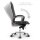 Montreal Design Chefsessel Stoff Schwarz SH 52-64cm Lieferung zerlegt