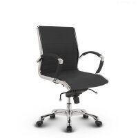 Montreal Design Bürostuhl Stoff Anthrazit SH 46-54cm Lieferung montiert
