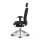 Terox Profi Chefsessel Stoff Schwarz SH 48-60cm Lieferung montiert