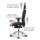 Terox Profi Chefsessel Stoff Schwarz SH 48-60cm Lieferung montiert