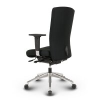 Terox Profi Bürostuhl Stoff Schwarz SH 48-60cm Lieferung montiert