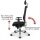 V1301 Profi+ Chefsessel Stoff Schwarz SH 45-55cm Lieferung montiert