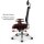 V1301 Profi+ Chefsessel Stoff Schwarz SH 45-55cm Lieferung montiert