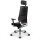 V1301 Profi+ Chefsessel Stoff Schwarz SH 51-63cm Lieferung zerlegt
