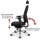 V1404 Profi+ Chefsessel Stoff Schwarz SH 50-63cm Lieferung montiert