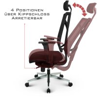 V1801 Profi+ Chefsessel Stoff Schwarz SH 53-65cm Lieferung montiert