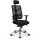 V1801 Profi+ Chefsessel Stoff Schwarz SH 53-65cm Lieferung montiert
