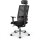 V1801 Profi+ Chefsessel Stoff Schwarz SH 53-65cm Lieferung montiert