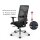 V1801 Profi+ Bürostuhl Stoff/Mesh Schwarz SH 47-59cm Lieferung montiert