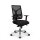 V1801 Profi+ Bürostuhl Stoff/Mesh Schwarz SH 53-65cm Lieferung montiert