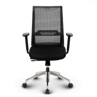 Tanda Profi Bürostuhl Stoff/Mesh Schwarz SH 49-61cm Lieferung montiert