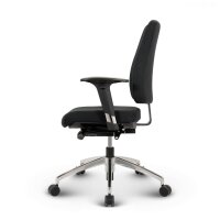 Basic Profi Bürostuhl Stoff Schwarz SH 52-64cm Lieferung zerlegt