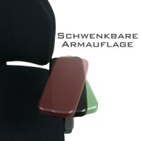 Naros Profi+ Bürostuhl Stoff Schwarz SH 48-60cm Lieferung montiert