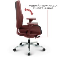 Naros Profi+ Bürostuhl Stoff Schwarz SH 48-60cm Lieferung montiert