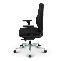 Naros Profi+ Bürostuhl Stoff Schwarz SH 54-66cm Lieferung zerlegt