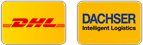 Versandunternehmen - DHL und Dachser